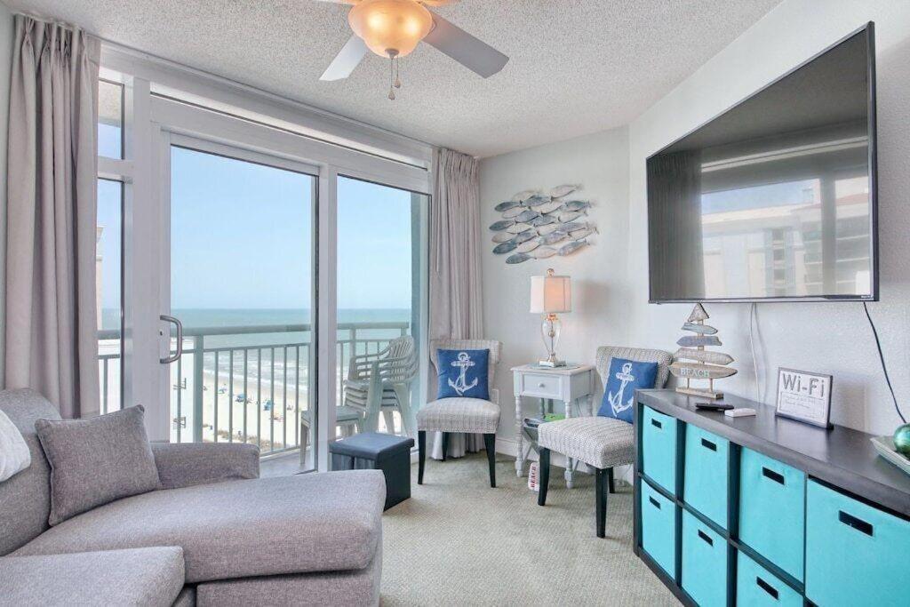 Вилла 2501 S Ocean Blvd, 1031 - Ocean View Sleeps 8 Миртл-Бич Экстерьер фото