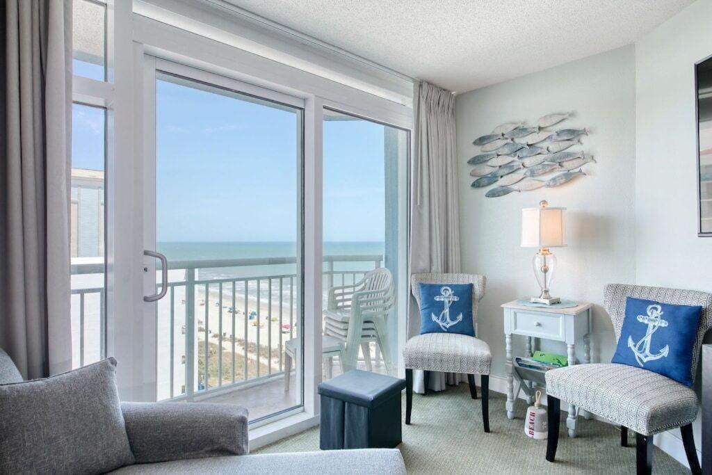 Вилла 2501 S Ocean Blvd, 1031 - Ocean View Sleeps 8 Миртл-Бич Экстерьер фото